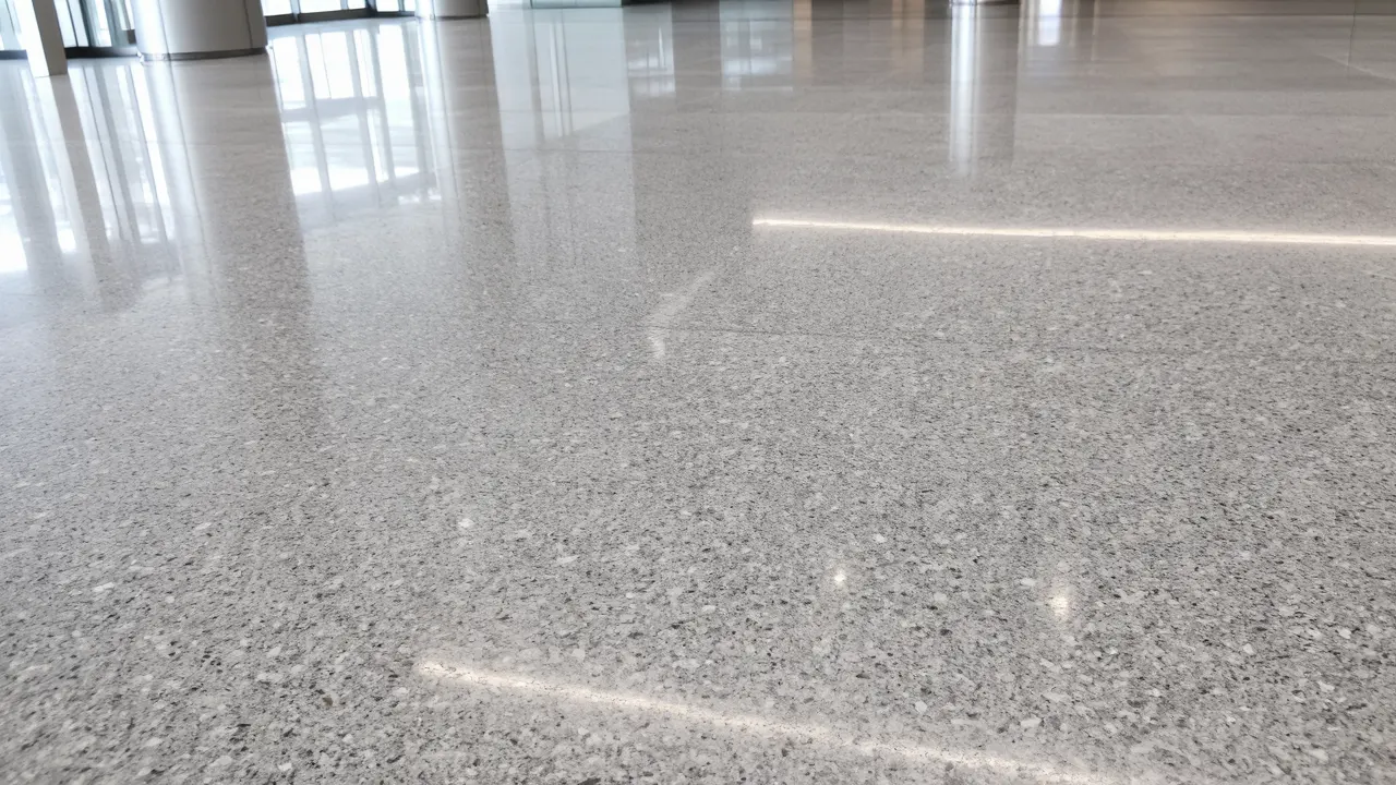 Parlatılmış beton zeminin günlük kullanımda göründüğü tanıtım videosu.